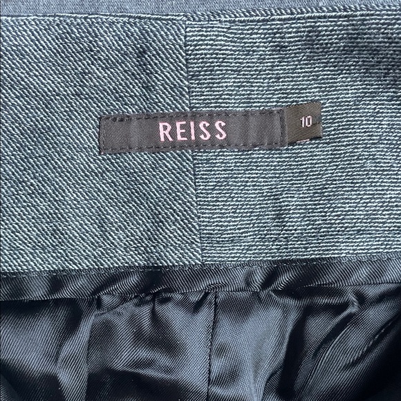Reiss Gray Wide Leg Women's Pants - Picture 5 of 7